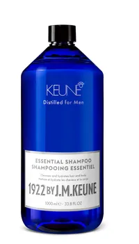 Unser Essential Shampoo für Männer reinigt Haar, Bart und Körper täglich gründlich. Kreatin und Bambusextrakt sorgen für kräftiges, voluminöses Haar. Jetzt auf Keune.ch erhältlich.
