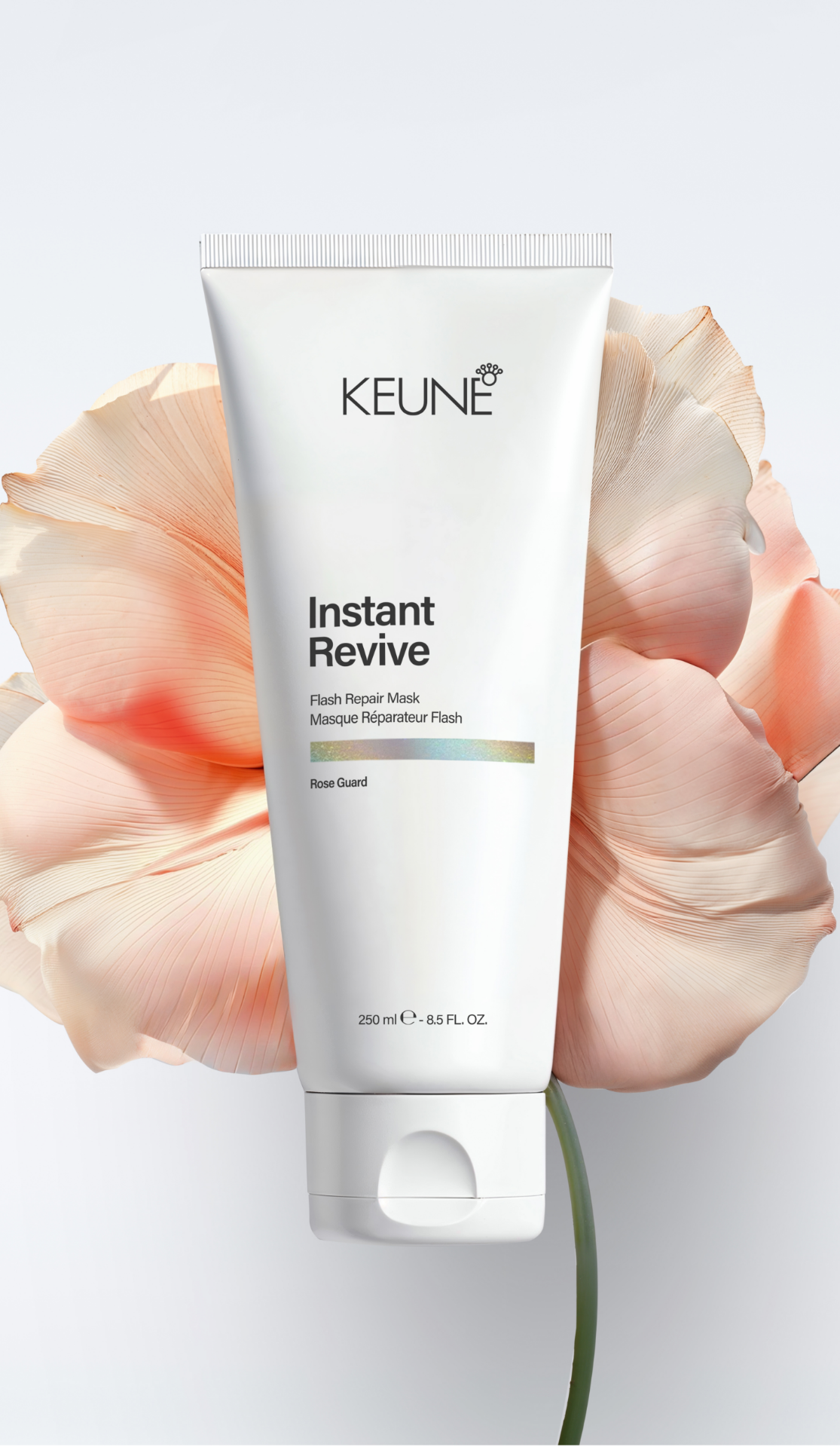 Application of Keune Instant Revive Shampoo for strong hair